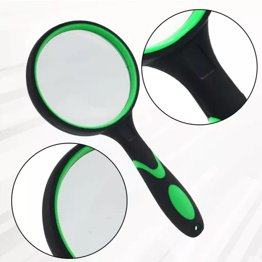 HAKACC 2db Nagyítólencse Gyerekeknek Rovarészleléshez és Tanuláshoz, Hordozható Lupa Szeniőröknek