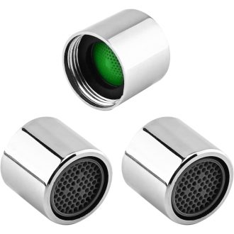   MroMax 18mm Csaptelep Perlátor 3 darabos Univerzális Réz Csapszűrő Fürdőszoba Konyha Mosdó Cserealkatrész