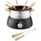 LAGRANGE, Electric Fondue Device for 8 People 1.5 L Made in France for All Types of Fondue Adjustable Thermostat, Wooden Handles, 900 W, 349015