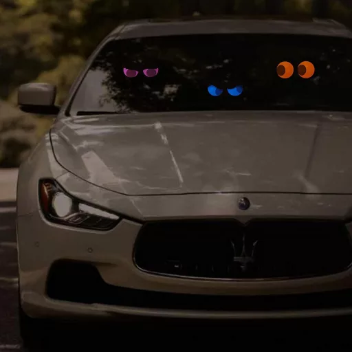 Joiedomi 3 buc. Lămpi de Halloween animate cu ochi clipitori, activare la întuneric, decorațiuni de grădină