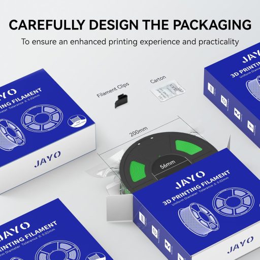 Filament TPU JAYO 1,75 mm Negru 500 g Flexibil pentru Imprimare 3D