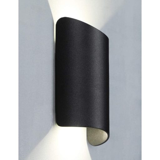 Charoom Modern LED Kültéri Fali Lámpa, IP44 Vízálló, 10W, Fekete, 4000K - Kertekhez és Teraszokhoz