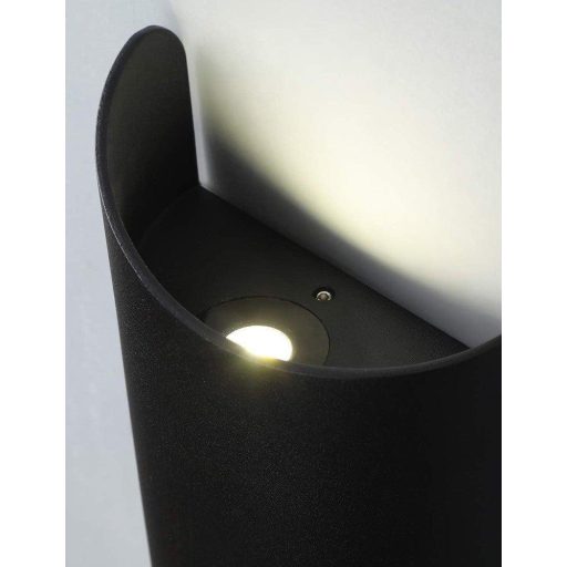 Charoom Modern LED Kültéri Fali Lámpa, IP44 Vízálló, 10W, Fekete, 4000K - Kertekhez és Teraszokhoz