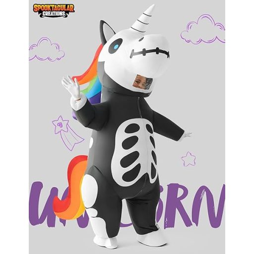 Spooktacular Creations Felfújható Unikornis Jelmez Felnőtteknek Halloween Karneváli Kosztüm