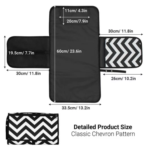 Multifunkcionalna Prijenosna Torba za Presvlačenje Bebe