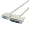 KANGPING DB9-DB25 Prevodový kábel - RS232 Null Modem Sériový tlačový kábel pre PC, Mac, Linux zariadenia - Dátový komunikačný kábel (1,5