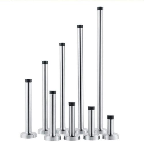 Opritor de ușă perete din oțel inoxidabil ZPPZ 20 cm - Design modern elegant, cu opritor de cauciuc, protecție perete, suport de ușă pentru dormitor, baie, birou
