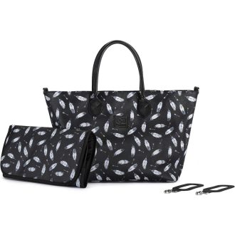 KinderKraft Mommy Bag Fekete Pelenkázó Táska Anyukáknak