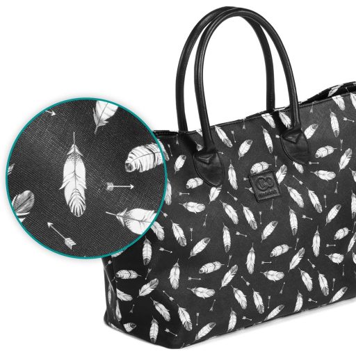 KinderKraft Mommy Bag Fekete Pelenkázó Táska Anyukáknak