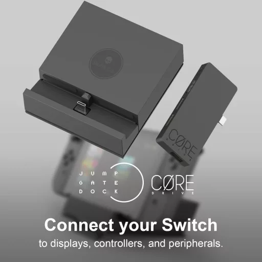 Dokovacia stanica Skull & Co. Jumpgate PRO pre Nintendo Switch OLED, USB hub a HDMI adaptér