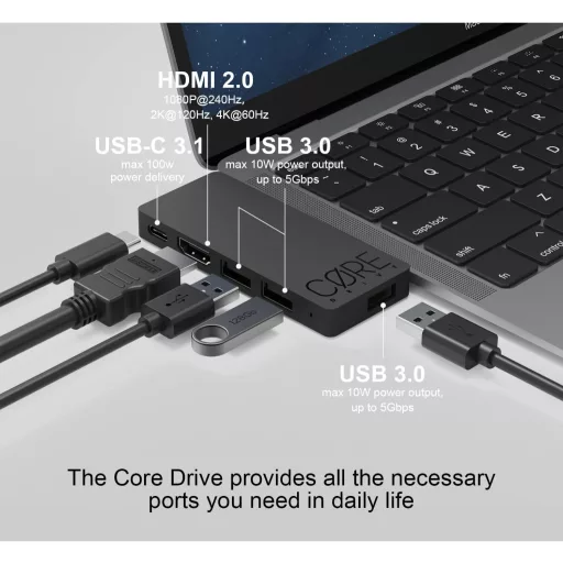 Dokovacia stanica Skull & Co. Jumpgate PRO pre Nintendo Switch OLED, USB hub a HDMI adaptér