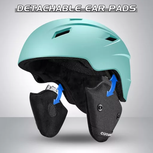 Set Cască Schi și Ochelari Odoland - Căști Sport Multifuncționale Reglabile Bărbați Femei, Mărimea M