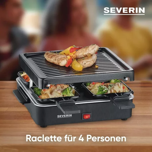 Severin Mini Raclette Grill - Asztali Grillsütő Sajtolvasztáshoz