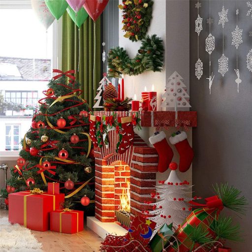 Cloudsemi 24 darabos karácsonyi gömb szett fényes és matt dekorációs függők