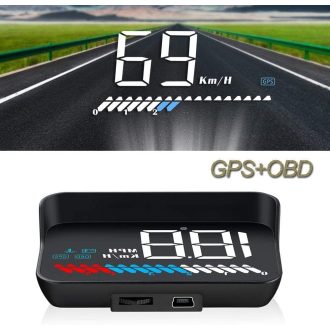   iKiKin 3.5" Head Up Display OBD2 GPS autós sebességmérő hőmérővel
