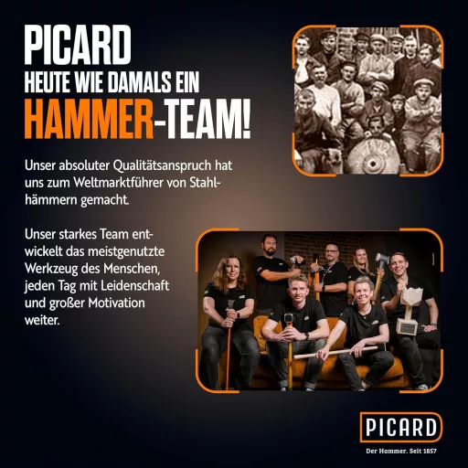 Set de leviere profesionale PICARD BlackGiant Bar No. 46Z, din oțel, 3 buc, cu unghi de 90°