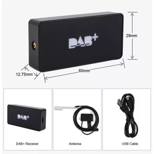 ATOTO AC-4475 DAB+ Digitalni Radio Prijemnik - USB Dodatak za Autoradio ATOTO A5/A6/S8 Serije - 50W Crni