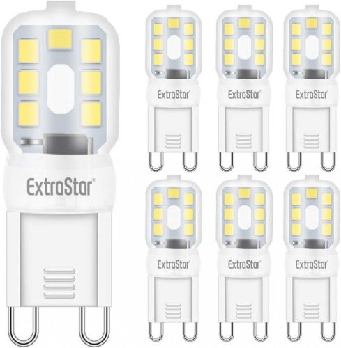 EXTRASTAR G9 LED žiarovka 2,5W - výkon ako 20W halogén, úsporný zdroj svetla