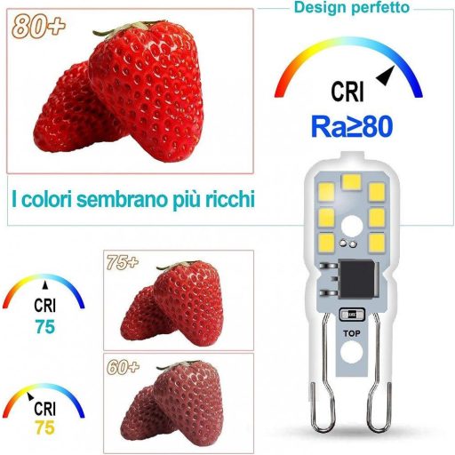 EXTRASTAR G9 LED žiarovka 2,5W - výkon ako 20W halogén, úsporný zdroj svetla