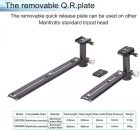 Hosszú Fókusztávolságú Telefotó Lencse Tartó Oszlop Csipesz Manfrotto Standard Hidraulikus Tripod Fejhez
