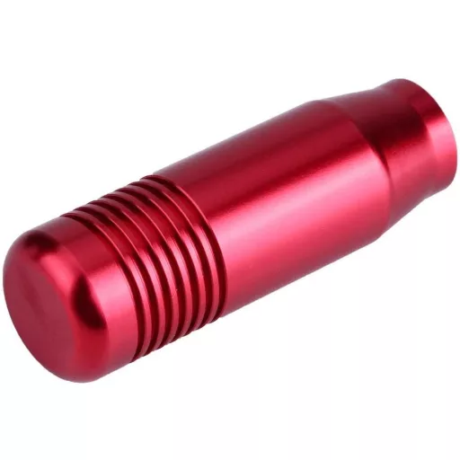 Yosoo Health Gear Alumínium Váltógomb Kézi Sebességváltóhoz - 8,5 cm Ergonomikus Váltókar Piros Színben, 3 Adapterrel, Egyszerű Beszerelés