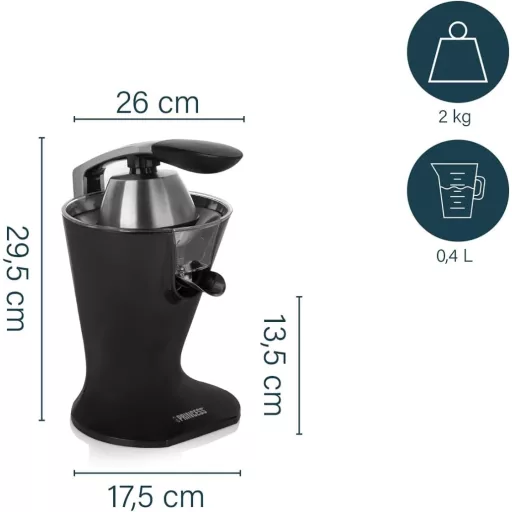 Princess Citrusgyümölcs Préselhető Elektromos Gyümölcsfacsaró