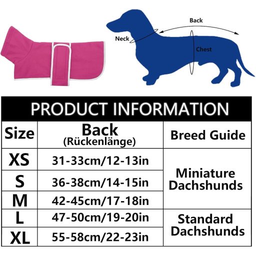 Geyecete Téli Kutyakabát Melegítő Fleece Béléssel Állítható Pántokkal