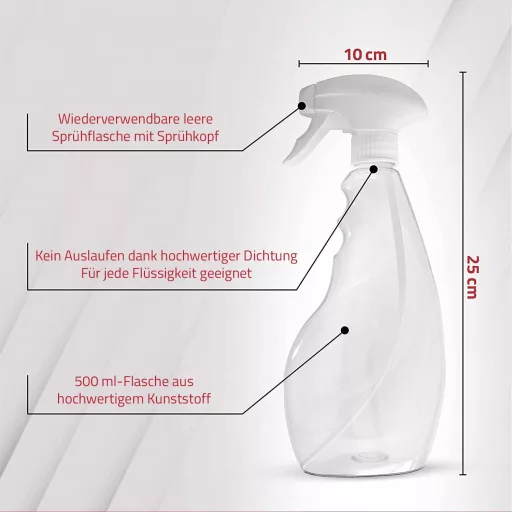 SPRAYZ Flacon pulverizator gol, 2 buc. – Îngrijirea părului, călcat, curățenie și îngrijirea plantelor