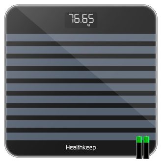   Healthkeep digitális fürdőszobai mérleg precíziós szenzorokkal, 180 kg terhelhetőség