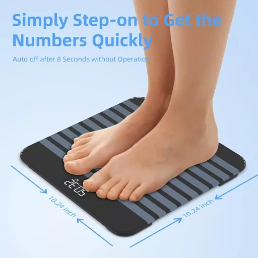 Healthkeep digitális fürdőszobai mérleg precíziós szenzorokkal, 180 kg terhelhetőség