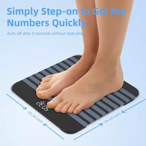 Healthkeep digitális fürdőszobai mérleg precíziós szenzorokkal, 180 kg terhelhetőség