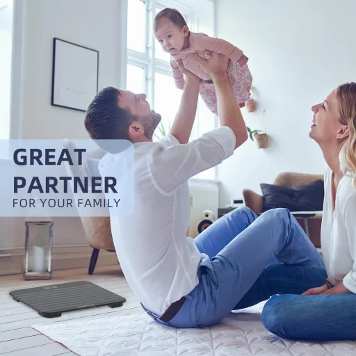 Healthkeep digitális fürdőszobai mérleg precíziós szenzorokkal, 180 kg terhelhetőség