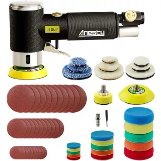   Anesty 25-75 mm Pneumatikus Orbitális Csiszoló Autó Polírozó Gép