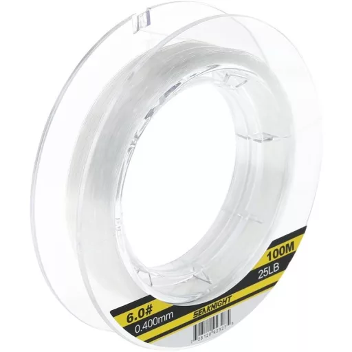 Fir de pescuit fluorocarbon SeaKnight 100m, monofilament scufundător pentru crap, lider, 3-100lb