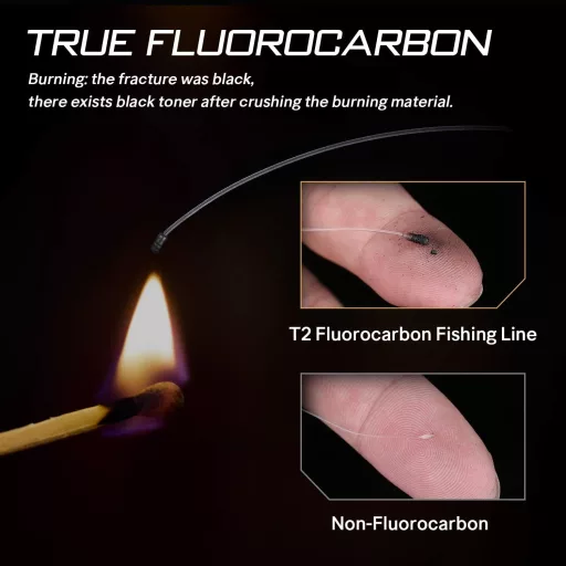 Fir de pescuit fluorocarbon SeaKnight 100m, monofilament scufundător pentru crap, lider, 3-100lb