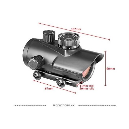 ACEXIER 1x30mm holografický kolimátor, montáž na weaver lištu, taktický poľovnícky