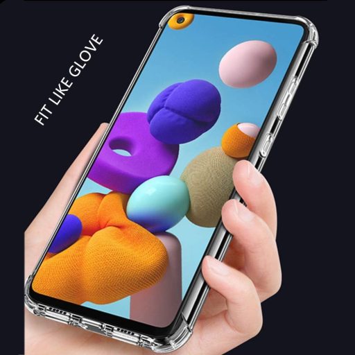 Totill Samsung Galaxy A21s Tok - Ütésálló, Kristálytiszta, Vékony TPU Védelem