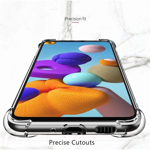Totill Samsung Galaxy A21s Tok - Ütésálló, Kristálytiszta, Vékony TPU Védelem