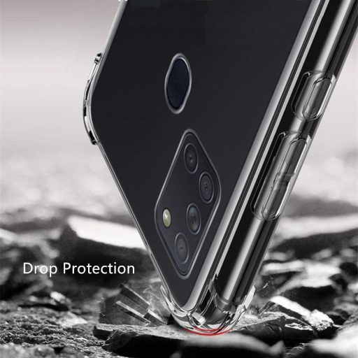 Totill Samsung Galaxy A21s Tok - Ütésálló, Kristálytiszta, Vékony TPU Védelem