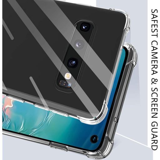 Totill Samsung Galaxy S10 átlátszó szilikon tok, ütésálló bumper védelem