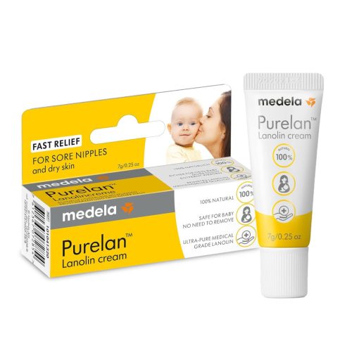 Medela Purelan Lanolin Mellbimbóápoló Krém 7g - Gyors Segítség Szoptatás Alatt, Természetes, Hipoallergén, Illatmentes Utazási Kiszerelés