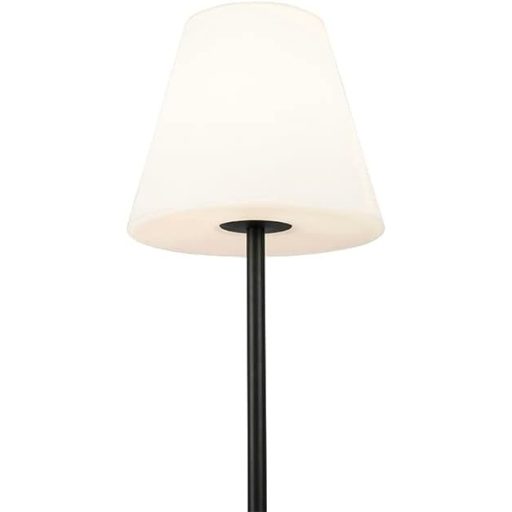 Qazqa Virginia lampă de exterior, neagră, 35cm, IP65, LED, E27