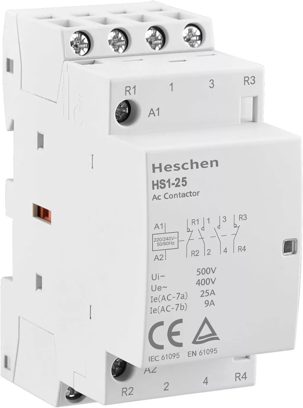 Heschen Household AC Protection, HS1-16, Ie 16A, 4-Pole