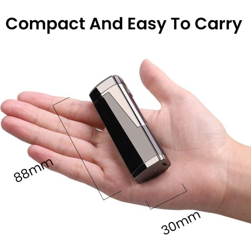 Brichetă electrică USB AngLink, cu plasmă rezistentă la vânt și ecran LED