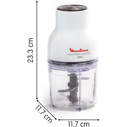 Sekáčik, mixér a krájač 3v1 Moulinex Moulinette Essential DJ5201, 300W