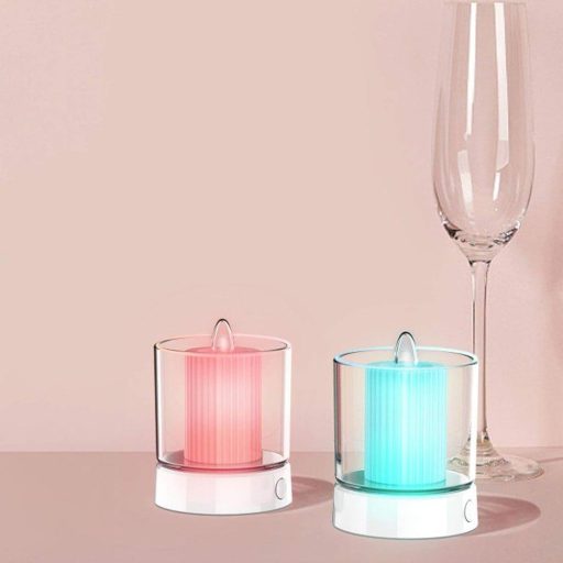 Lángtalan Gyertya, Hangulatfény, Romantikus Dekoráció Szerelmeseknek, 2 db