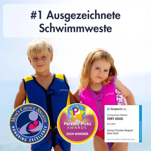 Limmys Gyermek Úszómellény Állítható Felhajtóerővel és Szállítótáskával