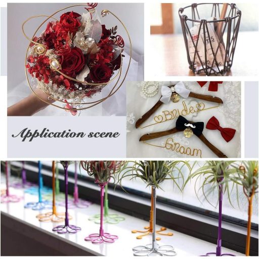 Benecreat Anodizirana Aluminijska Zanatska Žica 12-18 Gauge za Izradu Nakita