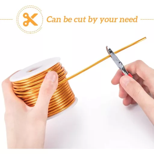 Benecreat Anodizált Alumínium Kézműves Drót 12-18 Gauge Ékszerkészítéshez