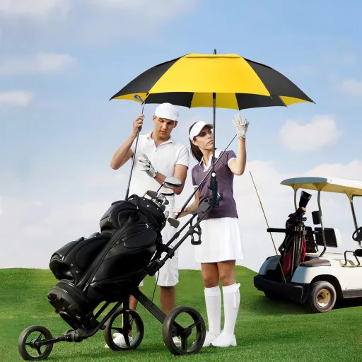 ZOMAKE Vetruodolný golfový dáždnik s automatickým otváraním a zatváraním pre mužov a ženy
